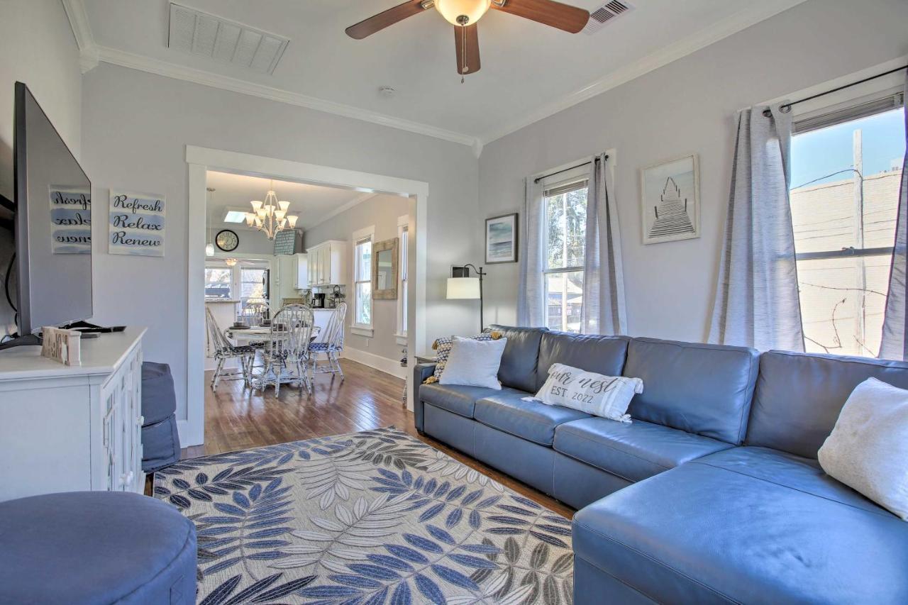 Cozy Beach Bungalow Near Galveston Seawall And Pier Exterior foto
